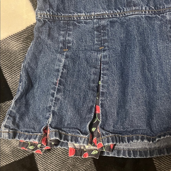 Gymboree Vintage (2005) Denim Dress with Cherry Accents Very Cherry Collection 6 - Picture 8 of 13
